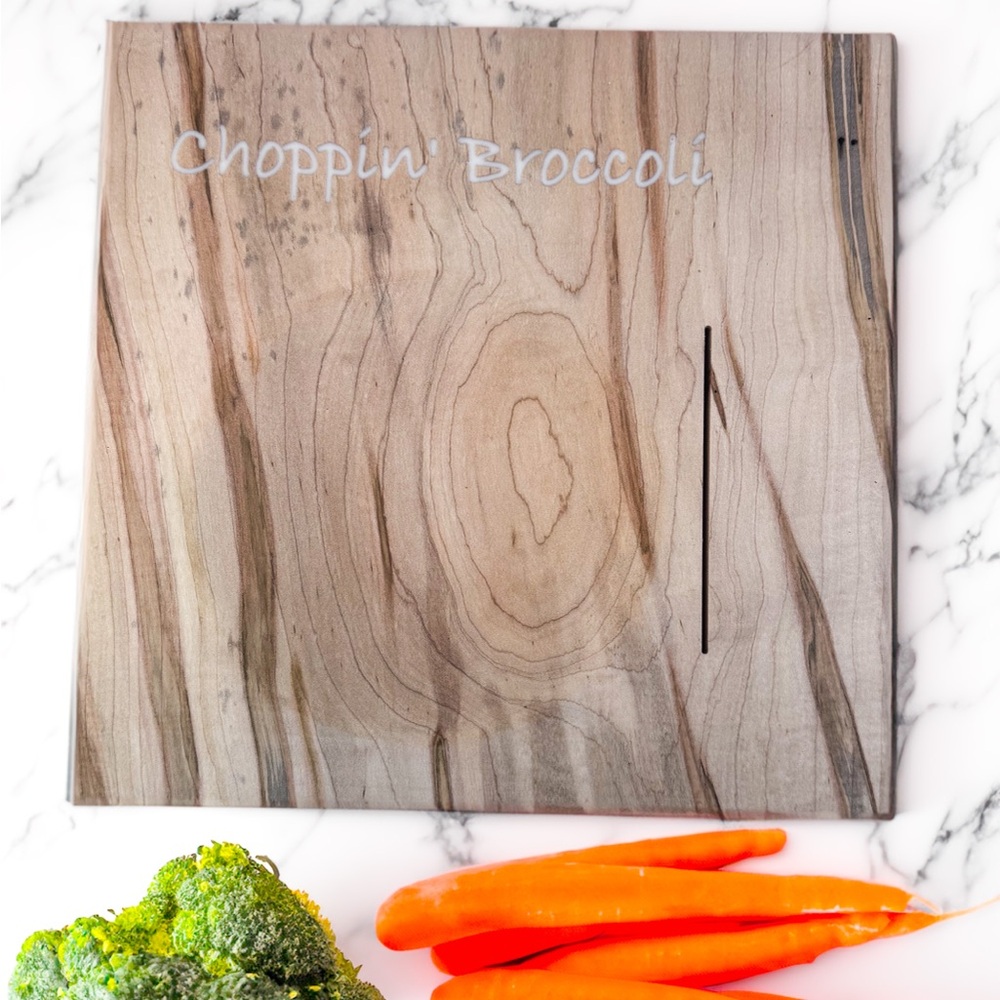 “Choppin’ Broccoli” Hardwood Cutting Board